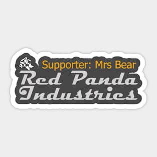 RPI Supporter Mrs Bear Sticker